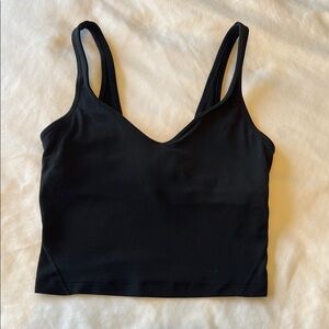 Lululemon Black Tank, size 2
